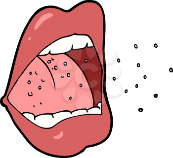 Royalty Free Clipart Image of a Mouth