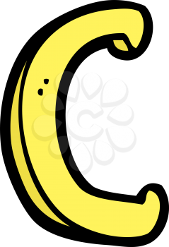 Royalty Free Clipart Image of a Letter C