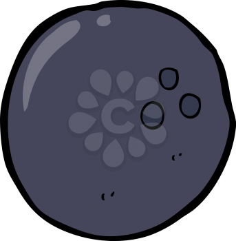 Royalty Free Clipart Image of a Bowling Ball