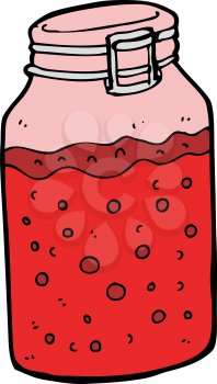 Royalty Free Clipart Image of Jam
