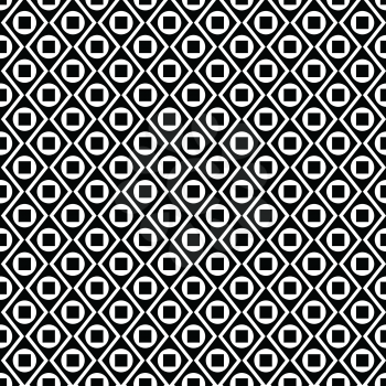 Vector geometric pattern with circles, rhombuses and squares 


