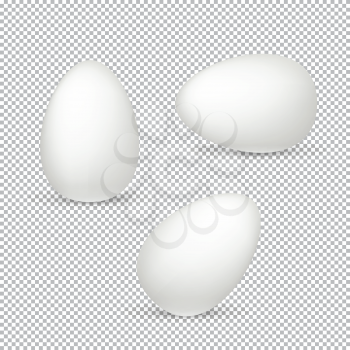 Easter eggs vector design, realistic festive concept