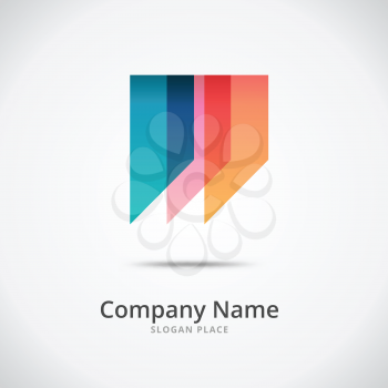 Abstract W letter logo, w letter logotype concept, branding logotype design