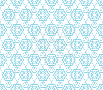 Background with Islamic Seamless Pattern. Vector illustration