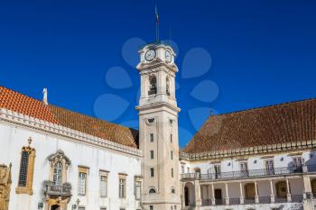 The University of Coimbra, Portugal in a beautiful summer day