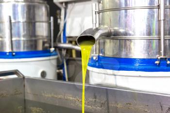 Olive oil factory in Bergama, Turkey in a beautiful summer day