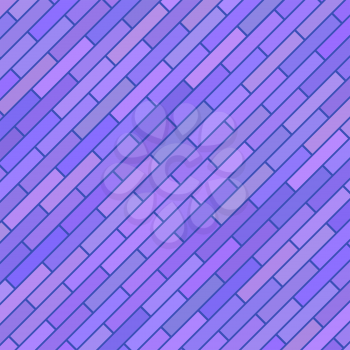 Blue Brick Diagonal Background for Your Design