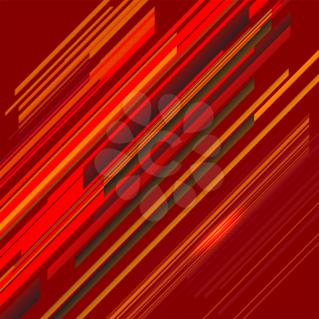 Abstract Red Line Background. Abstract Geometric Red Pattern.