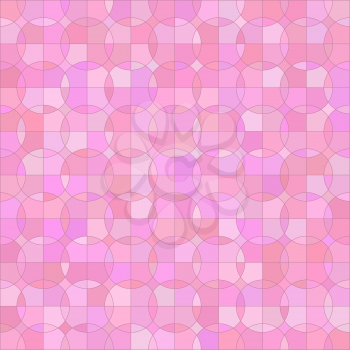 Abstract Pink  Geometric Background. Abstract Pink Circle Pattern.