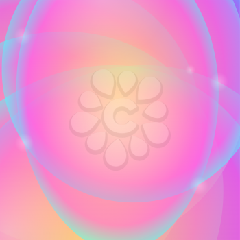 Abstract Pink Yellow Background. Abstract Pink Circle Pattern.
