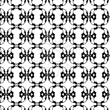 Ornamental Texture on White Background. Abstract Geometric Pattern