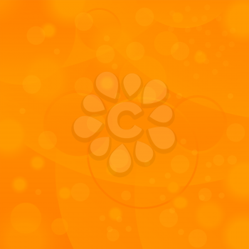 Orange Circle Background. Abstract Orange Blurred Pattern