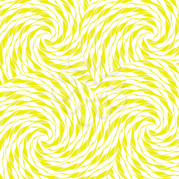 Sweet Yellow Candy Background. Sweet Yellow Candy Wave Pattern