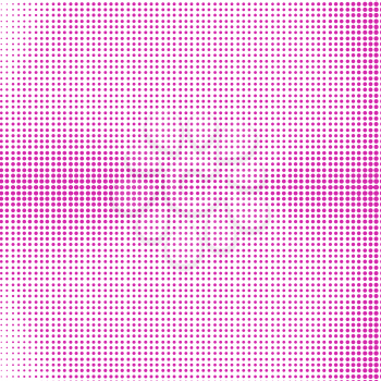 Pink Halftone Background. Pink  Dotted Halftone Pattern