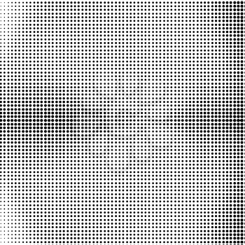 Black Halftone Background. Black Dotted Halftone Pattern