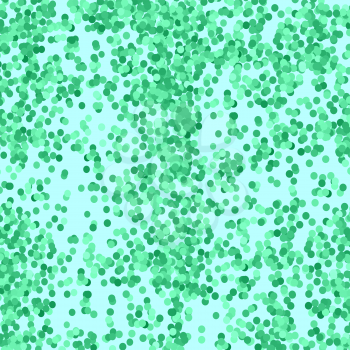 Green Confetti Background. Abstract Decorative Circle Pattern
