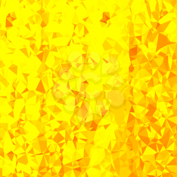 Abstract Yellow Polygonal Background. Abstract Polygonal Pattern