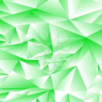 Abstract Green Polygonal Background. Abstract Green Polygonal Pattern