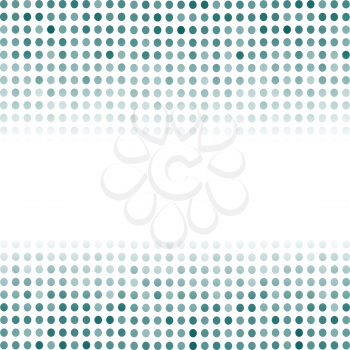 Dotted Azure Background. Halftone Pattern. Comic Book Background