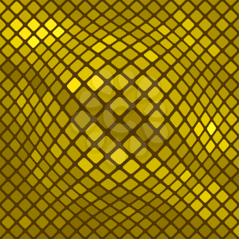 Yellow Square Pattern. Abstract Yellow Square Background