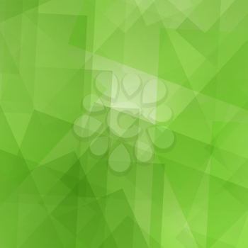 Abstract Green Pattern. Geometric Digital Futuristic Background