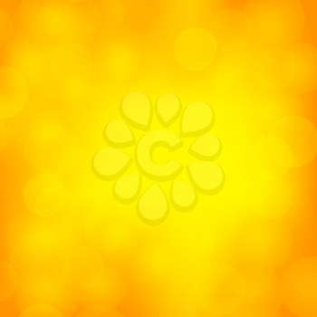Abstract Sun Background. Yellow Summer Pattern. Bright Texture with Sunshine. Hot Sunburst with Flare and Lens.