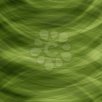 Transparent Green Background. Wave Pattern for Your Design