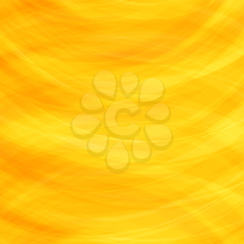 Abstract Yellow Background. Wave Pattern for Your Design
