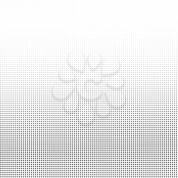 Halftone Pattern. Set of Dots. Dotted Texture on White Background. Overlay Grunge Template. Distress Linear Design. Fade Monochrome Points. Pop Art Backdrop.