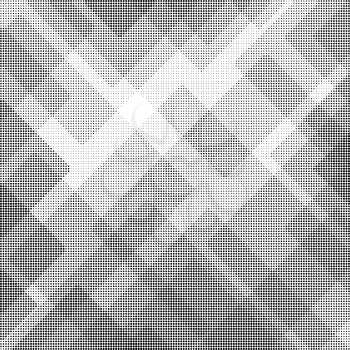 Halftone Pattern. Set of Dots. Dotted Texture on White Background. Overlay Grunge Template. Distress Linear Design. Fade Monochrome Points. Pop Art Backdrop.