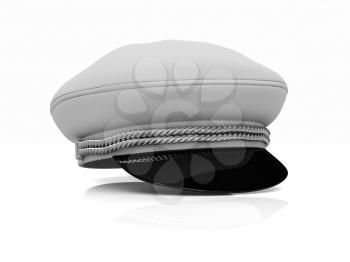 Marine cap on a white background