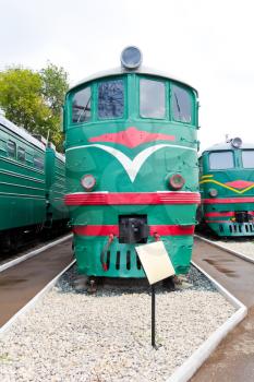 Photo of Russian rail road locomotive