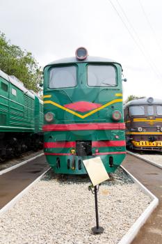 Photo of Russian rail road locomotive