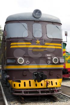 Image of Russian rail road locomotive