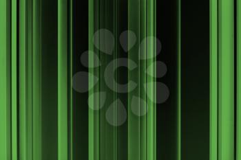 Abstract green background, metallic texture with shadow and light.