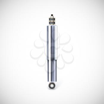 Car shock absorber. Vector icon, isolated on white background