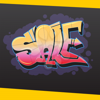 Sale banner in graphite style. Great bright background for your offers, promotional posters, advertising shopping flyers and discount banners. 