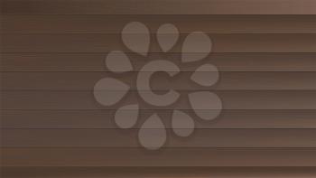 Horizontal wooden texture. Blank background from wooden planks. Resizable vector illustration, eps10. View on top.