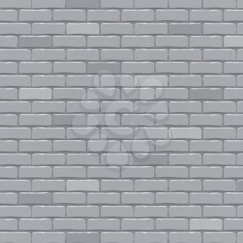 Brick wall background, vector pattern. Illustration, texture of brick wall