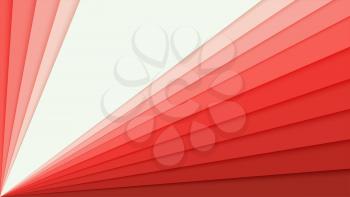 Abstract paper background with gradient, idea for banner. Layered colorful paper shapes in shape of corner for card, poster, brochure, flyer, design layout. 3d illustration