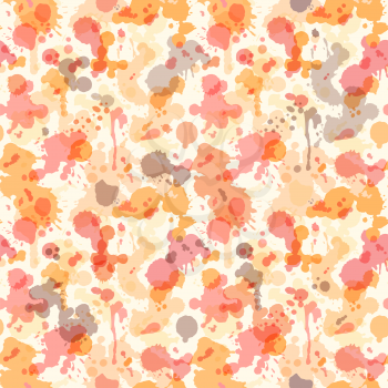 Watercolor composition for scrapbook design. Seamless pattern can be used for wallpapers, web page backgrounds or wrapping papers.
