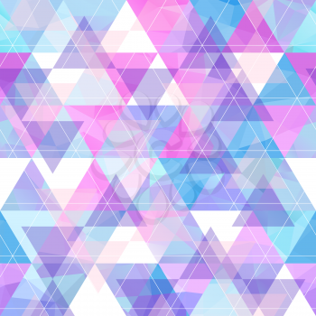 Vintage pattern of geometric shapes. Colorful mosaic background.