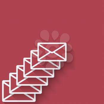 letter mail symbol - vector illustration. eps 10