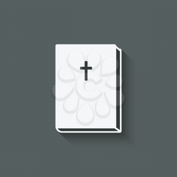 bible religious symbol - vector illustration. eps 10
