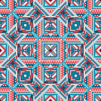 ethnic tribal seamless pattern aztec style. vector illustration - eps 8