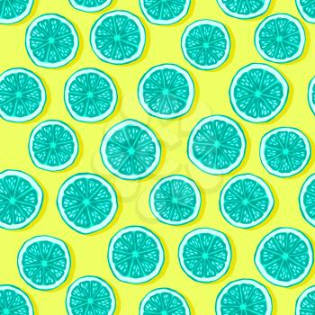 lemons seamless pattern bright colours. vector illustration - eps 8
