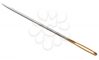 steel needle isolated on white