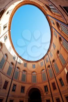 Rotonda Foschini, the internal court of the Teatro Comunale (”city theatre”) in Ferrara, Ferrara