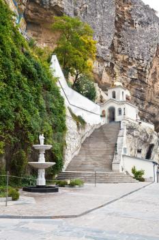 view of Assumption Monastery of the Caves (Saint Uspensky Cave Monastery), Crimea