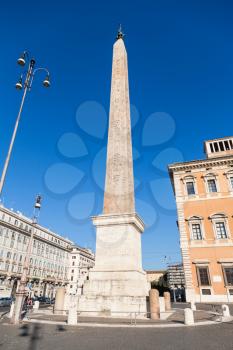travel to Italy - Lateran Obelisk, ancient Egyptian obelisk (Obelisco Lateranense) on square Piazza San Giovanni Laterano in Rome city